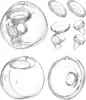 Wearable Breast Pump Accessories Silicone Flanges Breast Shield Valve Diaphragm Linker Collection Cup for S9 S10 S12 1
