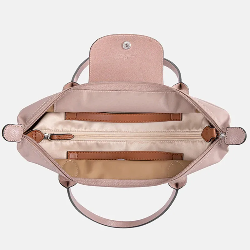 Bag Organizer Inner Liner Accessory For Longchamp LE PLIAGE Handbags Expand Space Anti-Collapse Satin Fabric Insert Pocket 2