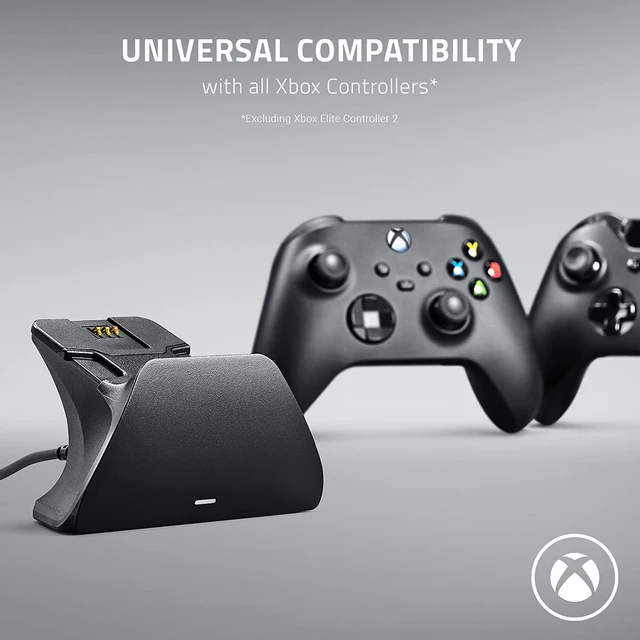 Xbox Elite Series 2 Charger Station OSTROGEAR Charging Station Dock For Xbox Elite Series 2 Controller, Charger Stand For Xbox Elite Series 2 Core Controller With Type C Charging Cable - Glacier