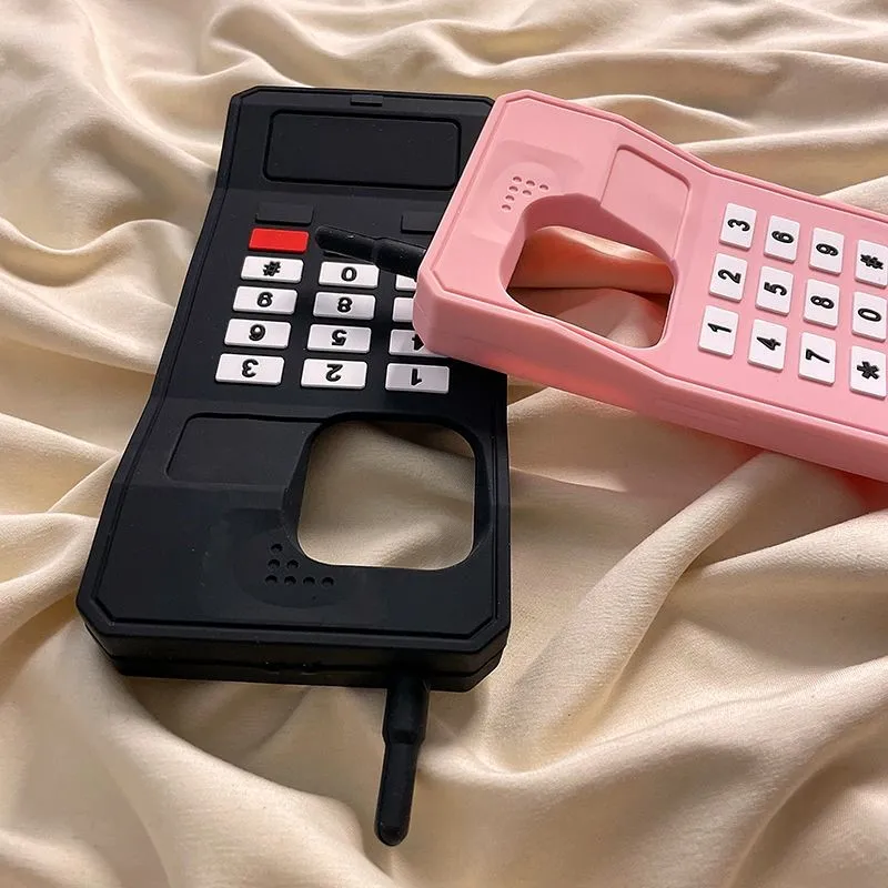 3D Retro Style Telephone Model Phone Case