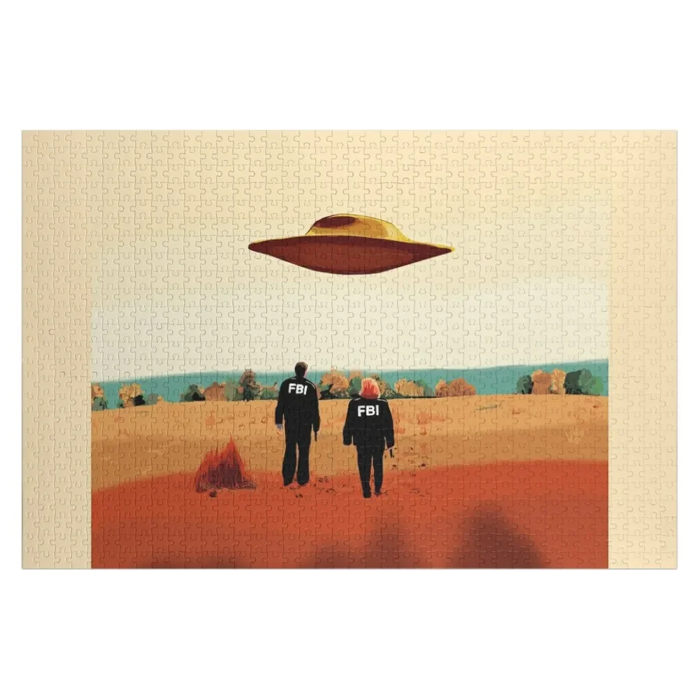 

Плакат ФБР «The X файлы I want to believe», головоломка для взрослых, персонализированные подарки для детей
