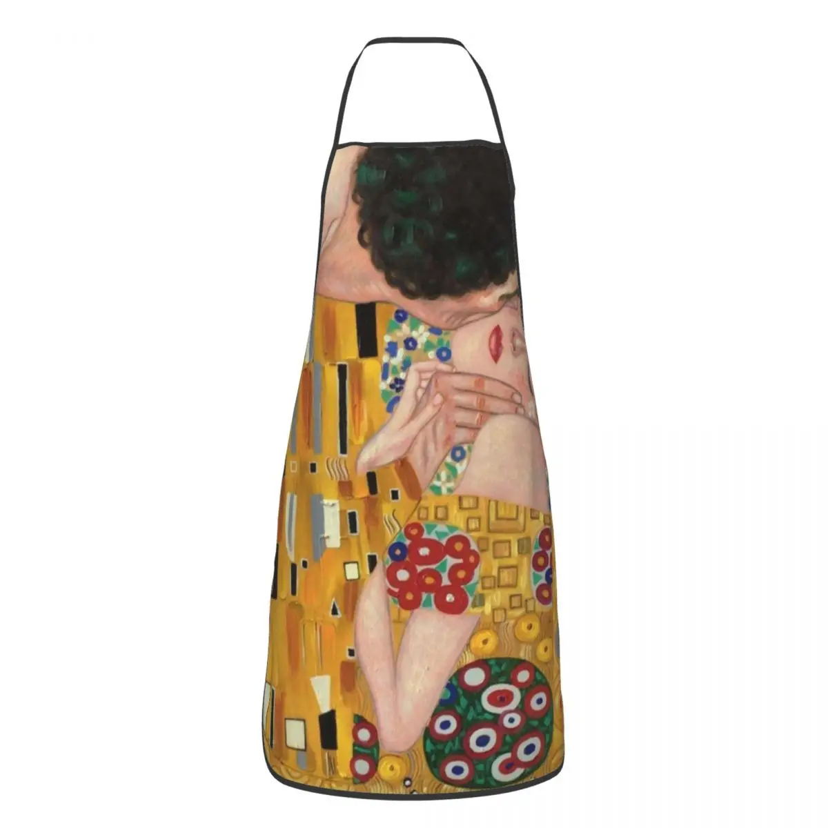 

The Kiss By Gustav Klimt смешной фартук для мужчин и женщин, рисование, искусство, унисекс, кухонный шеф-повар, фартук, кухня, Приготовление выпечки, живопись