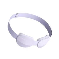 Dreamlight 3D Stereoscopic Full Blackout Sleep Mask - Adjustable, Soft, and Portable Eyeshade Blindfold (Purple)