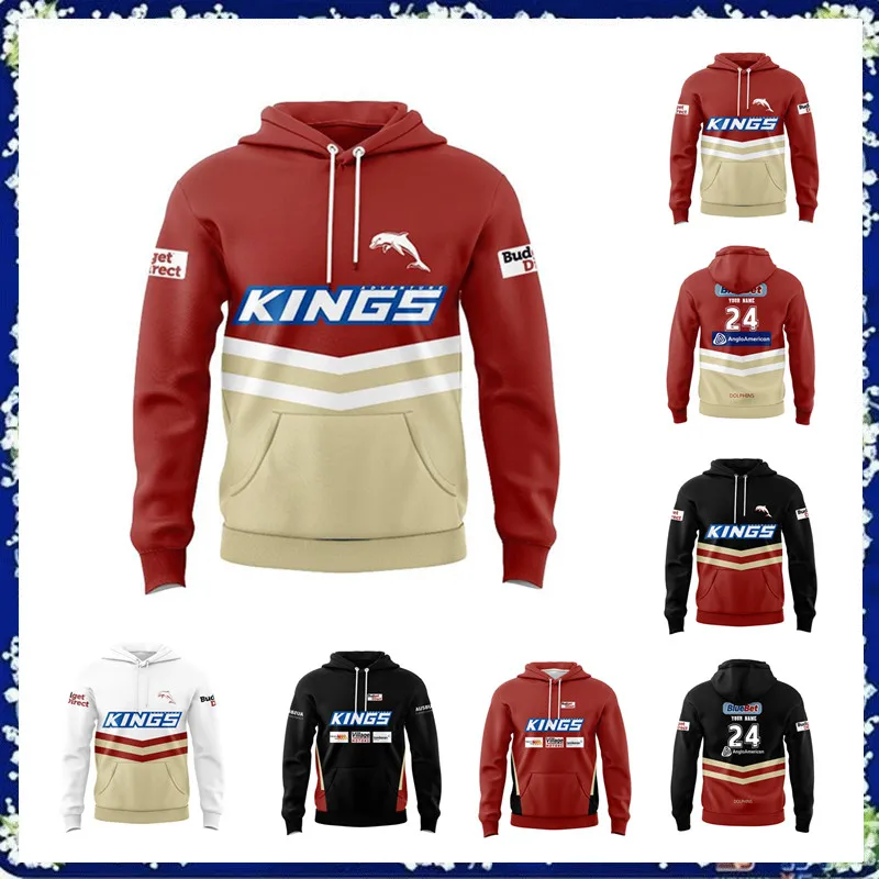 

2024 Dolphins Hoodie Home/Away/Training/Vest Rugby Jerseys Size:S-3XL (Custom name and number )