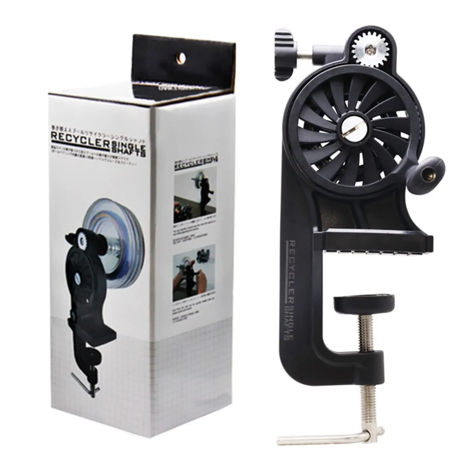 Dévidoir ligne pêche réglable avec pince table - Machine à bobiner fil pêche portable - Équipement enrouleur récupérateur