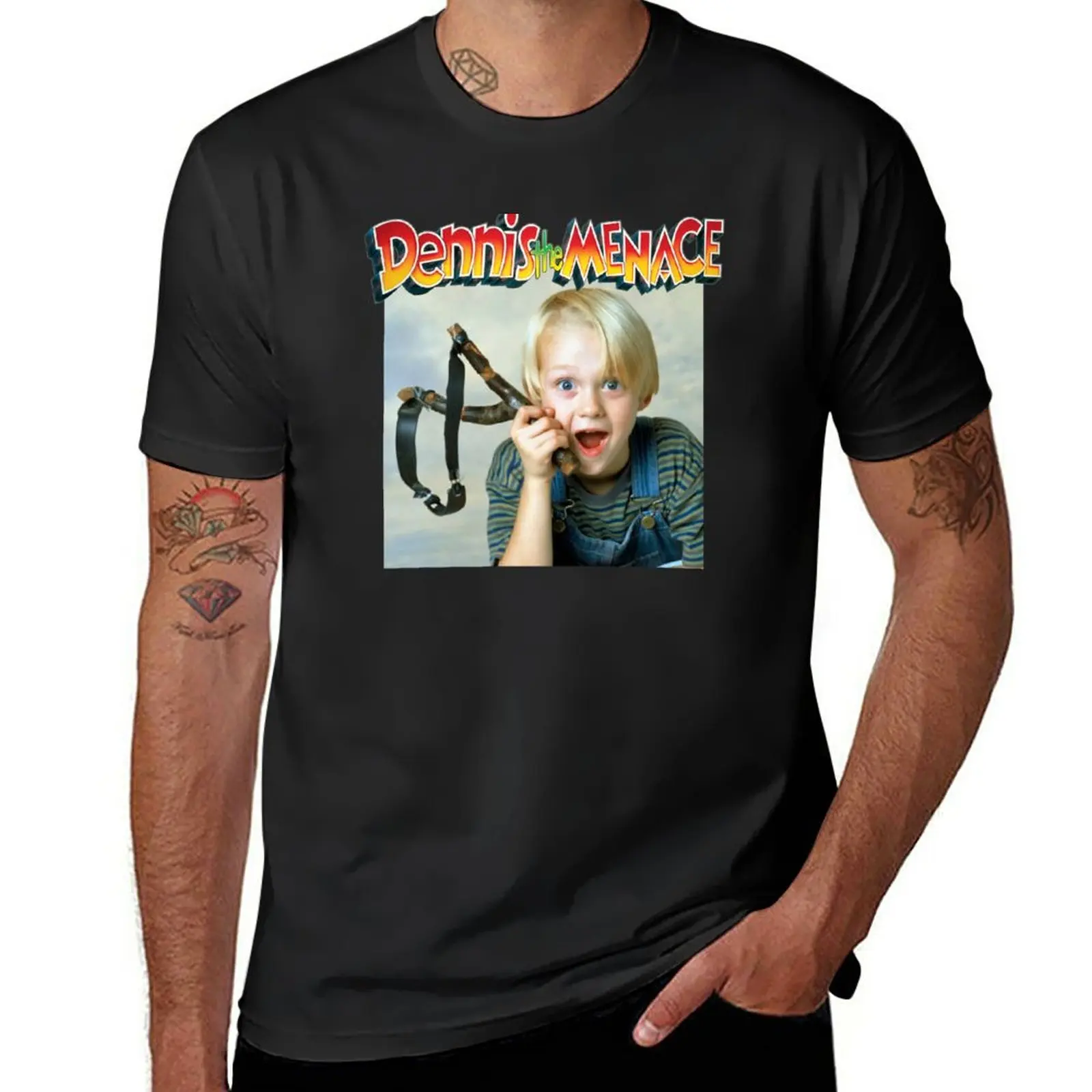 

Dennis the menace tv show T-Shirt new edition aesthetic clothes Aesthetic clothing fitted t shirts for men