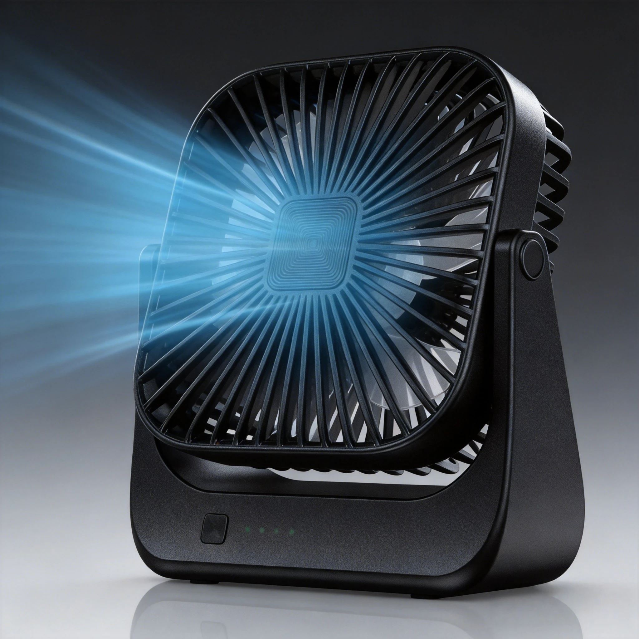 USB Tischventilator Schwarz
