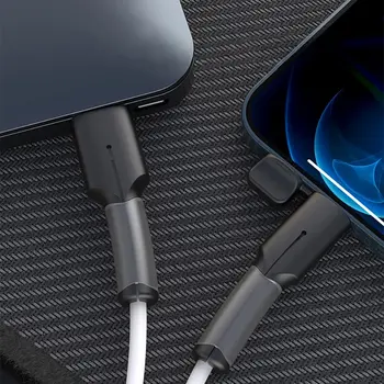 واقي كابل شاحن سيليكون عالمي ، غطاء واقي من النوع C ، غطاء مقاوم للغبار ، ملحقات موفر سلك خط البيانات 4