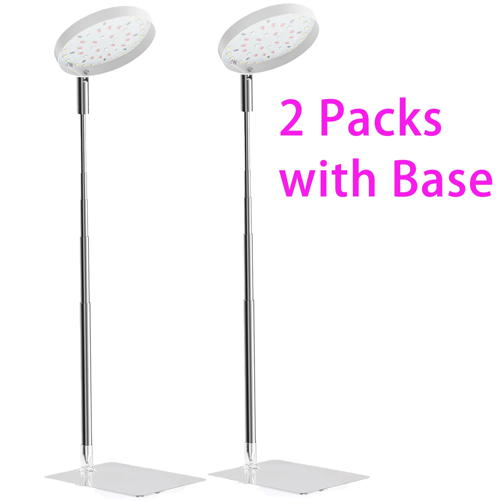 Enhanced Indoor Plant Grow Light - Full Spectrum with Adjustable Timers and Versatile Mounting Options