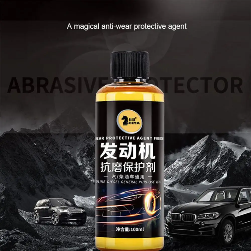 Engine Repair Additive 100ml Engine Anti-wear Repair Agent Fuel Efficient Engine Internal Cleaning Agent Remove Sludge Lubricant