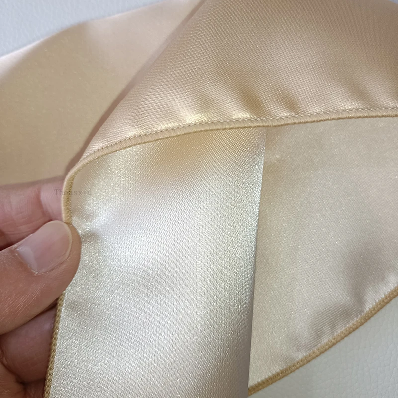 1Pcs Golden Pocket Squares 27cm Luxury Unisex Polyester Handmade Handkerchief for Wedding Party Suit Apparel Accessories