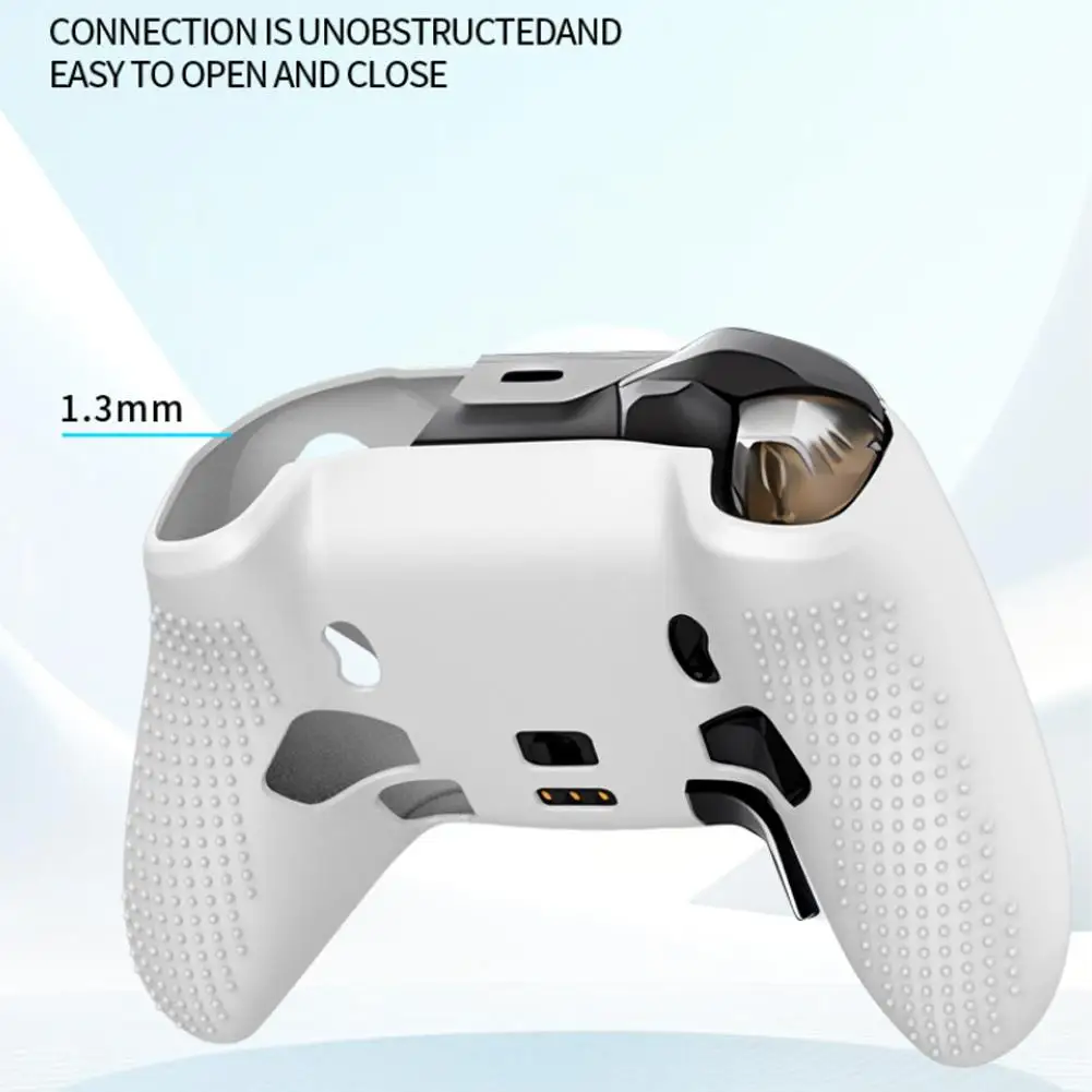 Enhanced Silicone Protective Controller Case with Joystick Caps - Drop-proof, Scratch-resistant, and Sweat-resistant