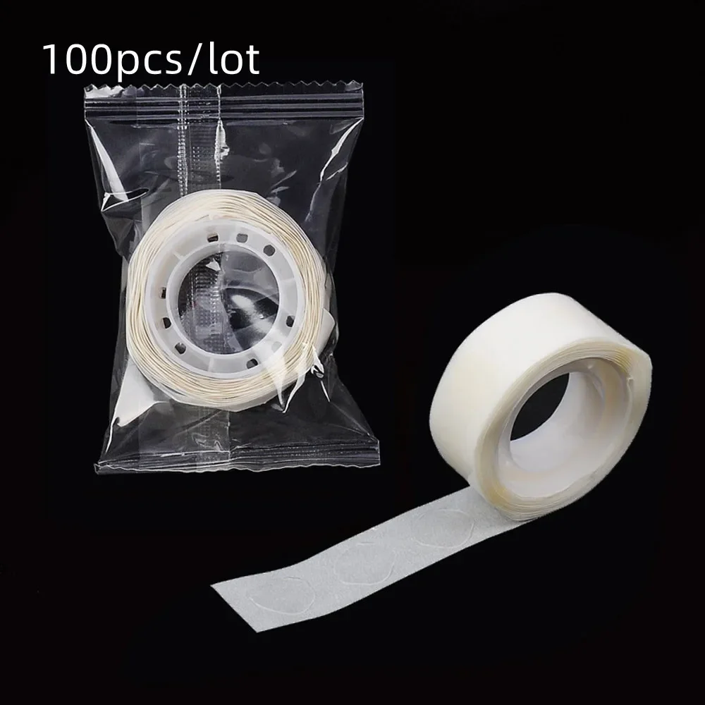 Candle Wick Stickers Holder DIY Glue Dots Double sided No Trace Fixed Wax Candles Plastic Transparent Movable Base