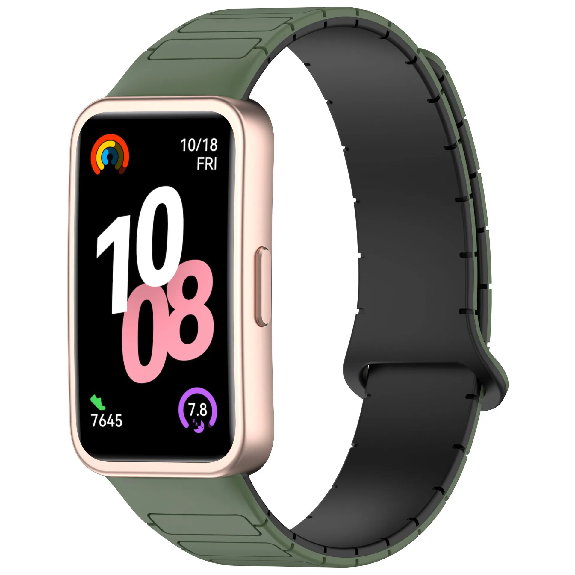 Uhrenarmbänder für Huawei Band 10/9/8/NFC Uhrenarmband Zubehör Sport Silikon Magnetgürtel Pulseira Correa Huawei Band 10 – Detail 4