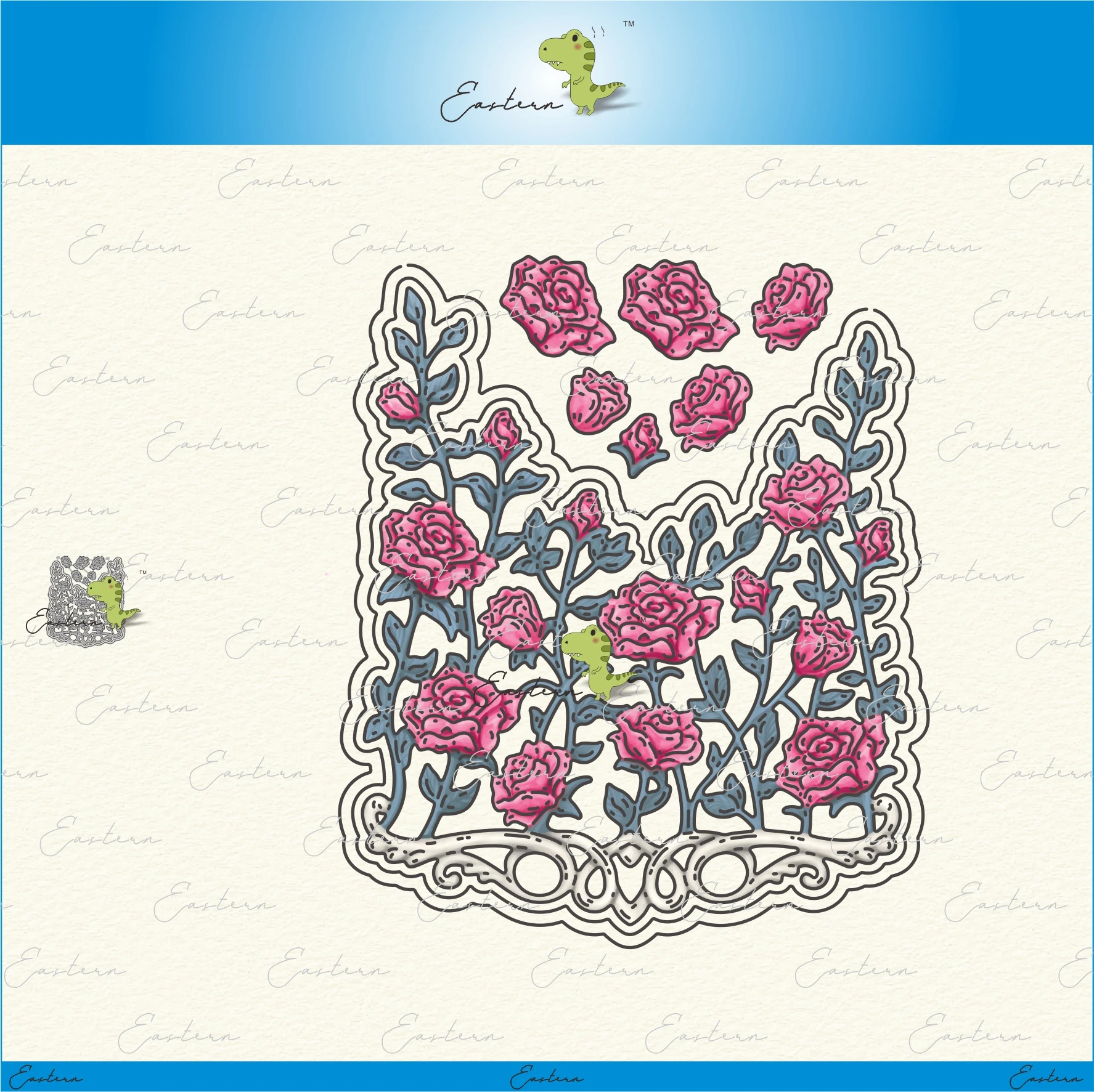 Rose Garden Metal Cutting Dies 2022 New Diy Molds Scrapbooking Paper