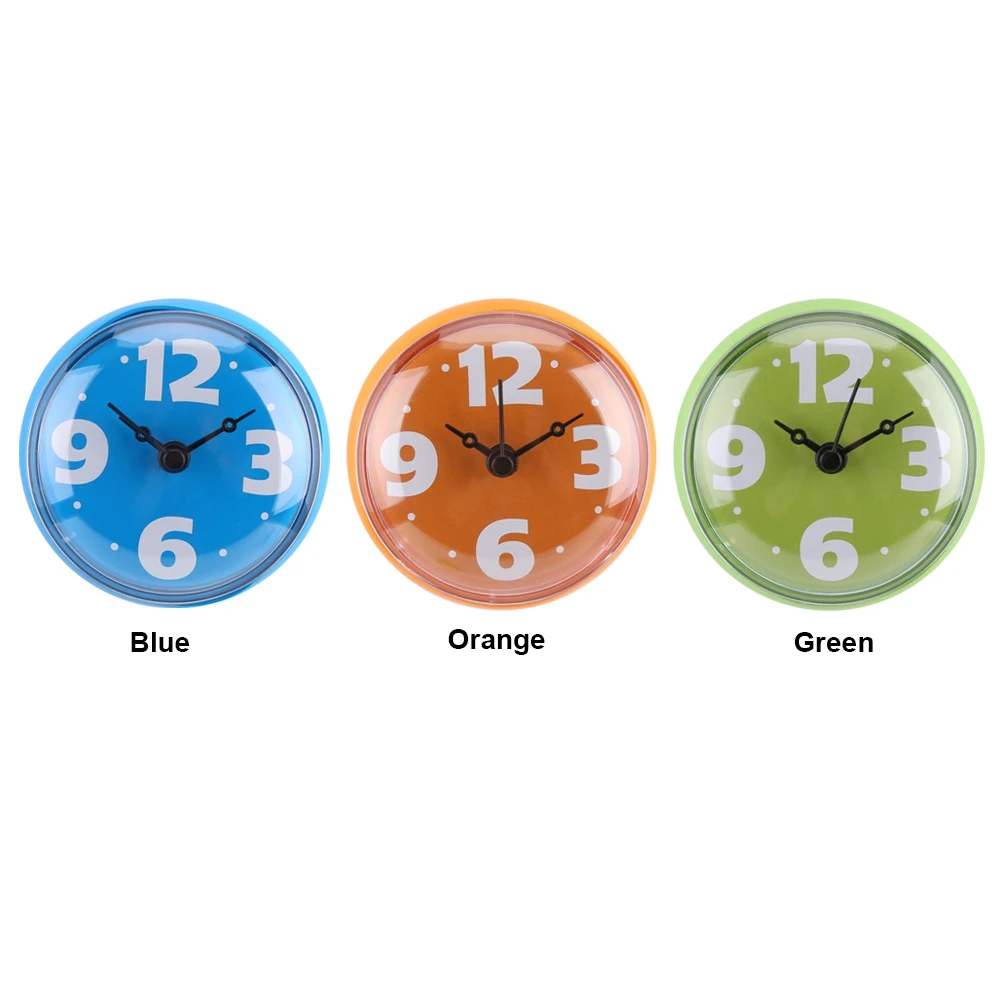 Bathroom Clock Shower Clock Waterproof Suction Wall Window Mirror Bath Shower Bathroom Accessories Waterproof wall clock digital clock