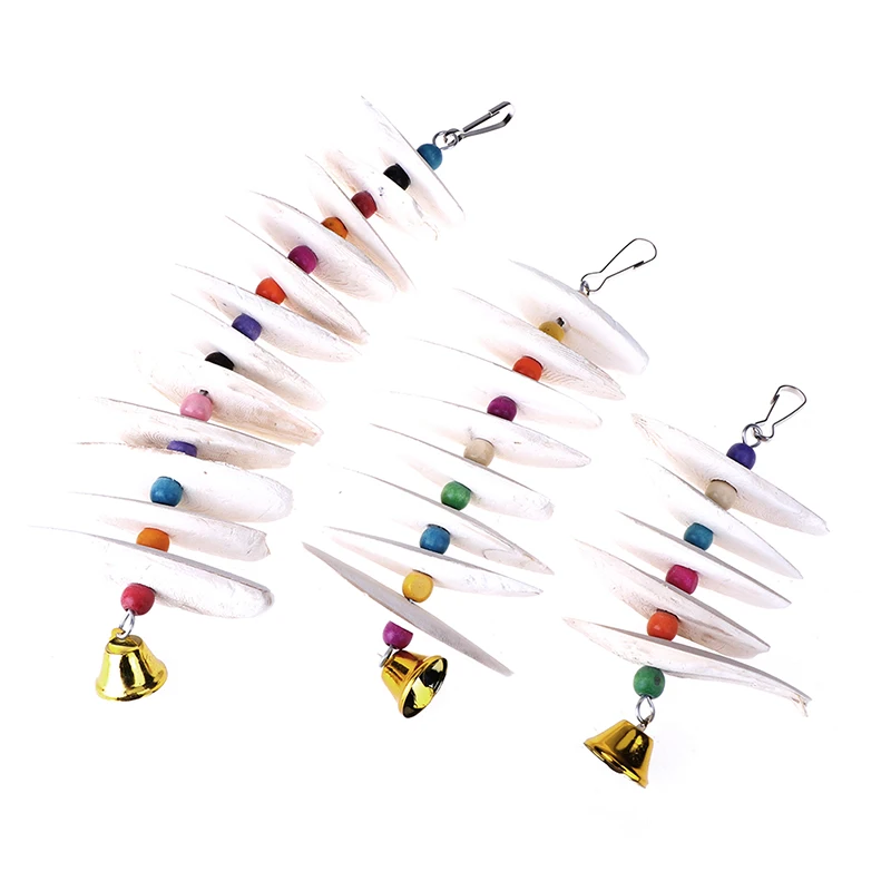 Cuttlefish Bone Bird Toys Parrots Budgie Pets Perch Parakeet Cage Supplies parrot toy bird toy