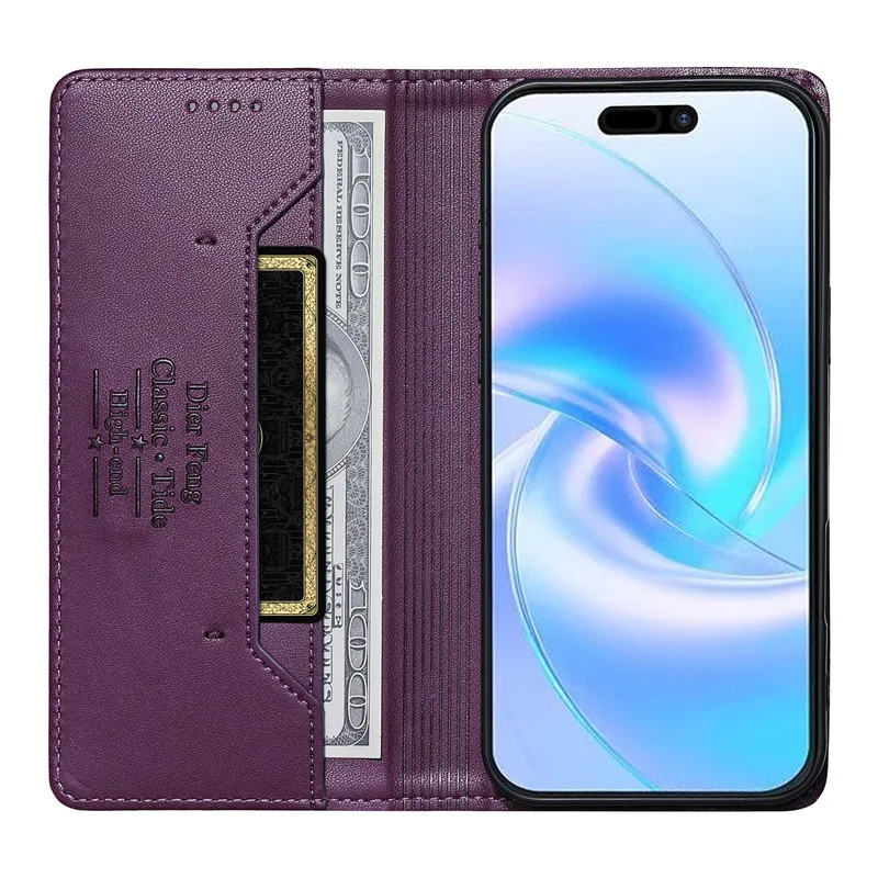 Luxury Flip Wallet Leather Phone Case - Premium Etui Design