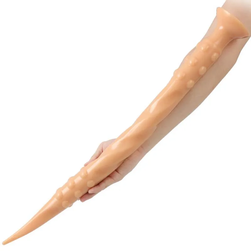 Long dildo à perles pour couples anal plug stimulateur sextoy_voghion.com