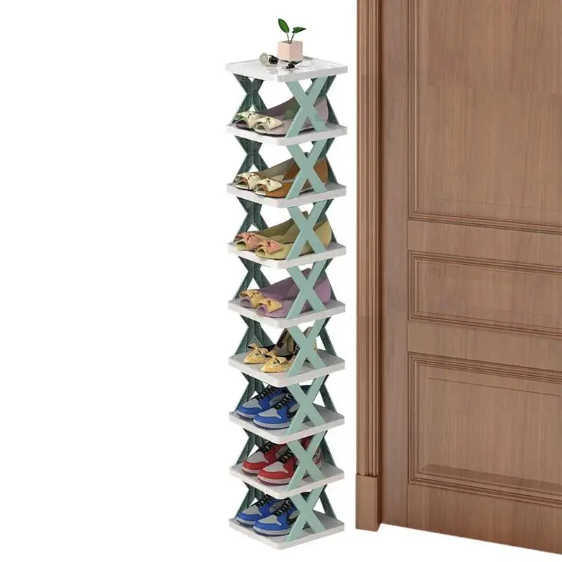 

Складной шкаф для обуви, многоуровневая башенная полка для хранения, органайзеры и хранение, креативный компактный стеллаж для дома