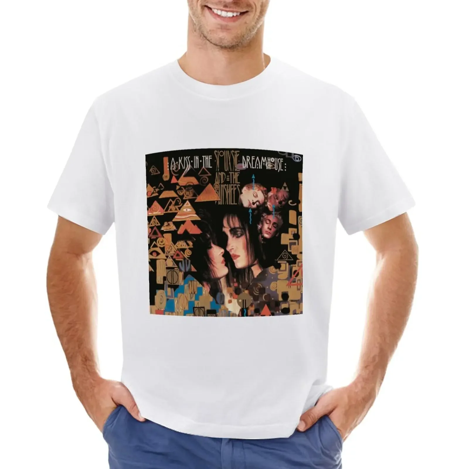 Siouxsie And The Banshees - A Kiss In The Dreamhouse Album Cover 1982 T-Shirt Anime New Edition Maglietta Moda Coreana Da Uomo