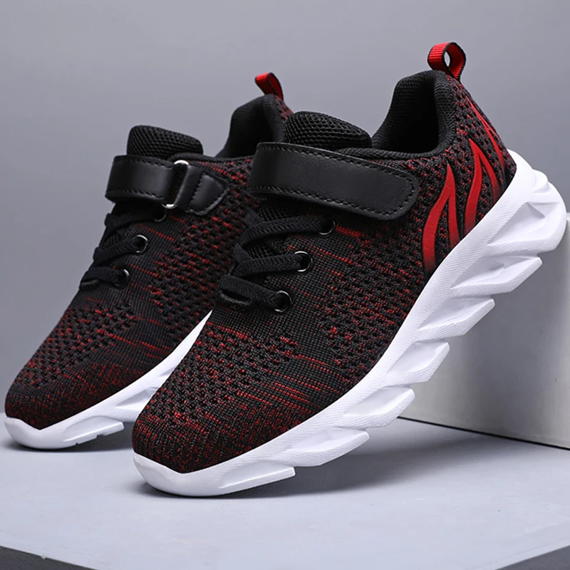 أزياء بنين بنات أحذية رياضية جلدية لينة سوليد الأط...