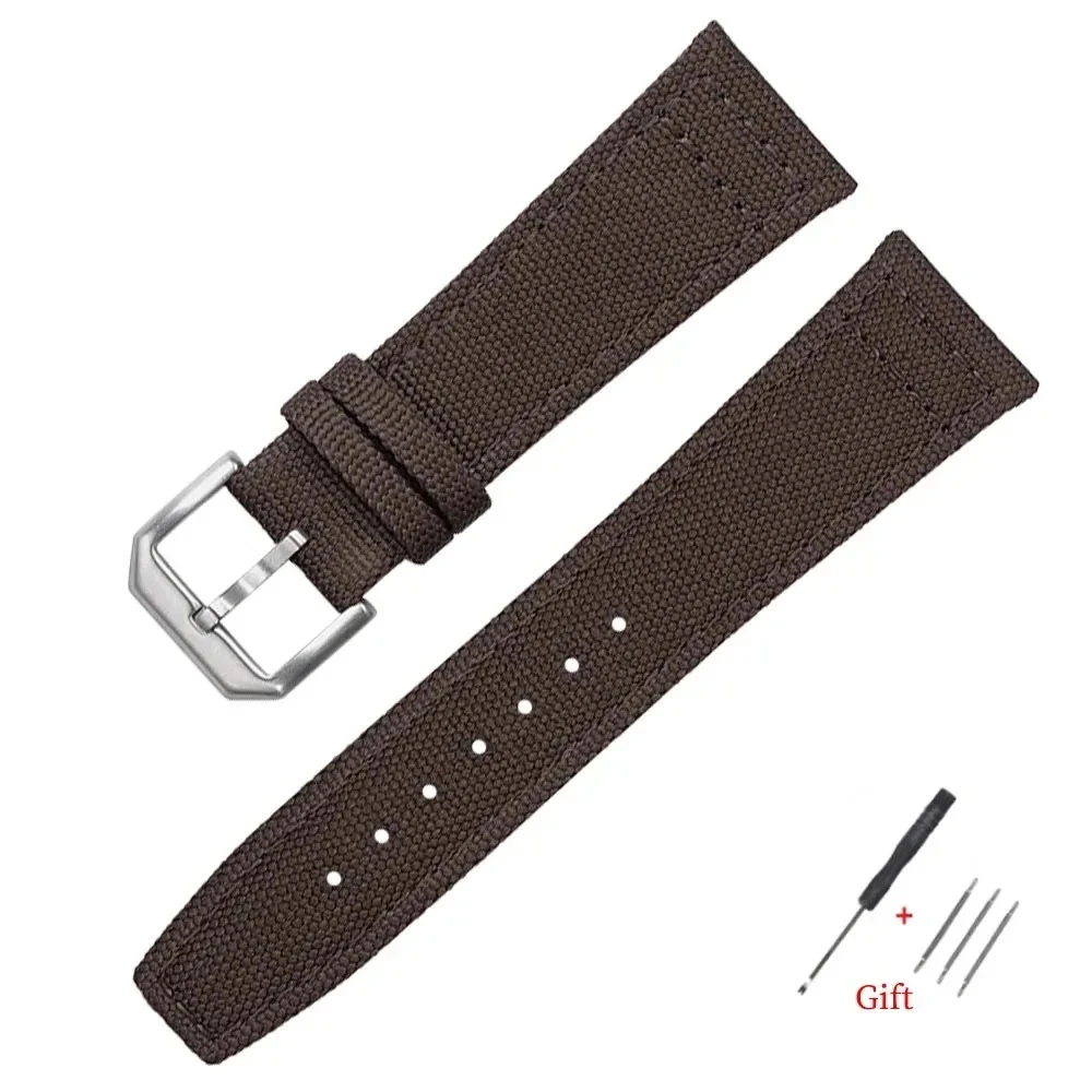 Universal Nylon Canvas Watch Strap - Business & Sport Replacement Wristband