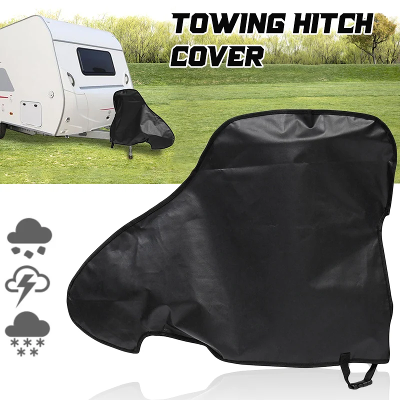 Pvc Black Rv Trailer Connector Protective Cover Triangle Trailer Ball Lock Dust-proof Rainproof Protective Cover Universal universal waterproof phone case water proof bag swim cover mobile cover pouch bag case underwater dry bag touch case cover