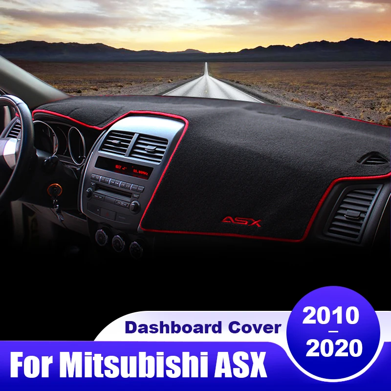 

Для Mitsubishi ASX 2010 2011 2012 2013 2014 2015 2016 2017 2018 2019 2020 автомобильный коврик для приборной панели солнцезащитный козырек аксессуары