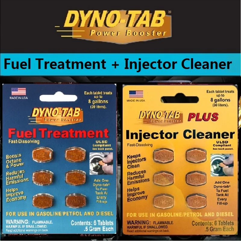 Fuel Saver Diesel Additive Catalytic Cleaner Engine Repair Additive Octane Booster Dynotab Fuel Treatment Boost Octane Reduce Carbon Deposits Increase MPG Power Strength Help Improe Fuel Economy Made in USA