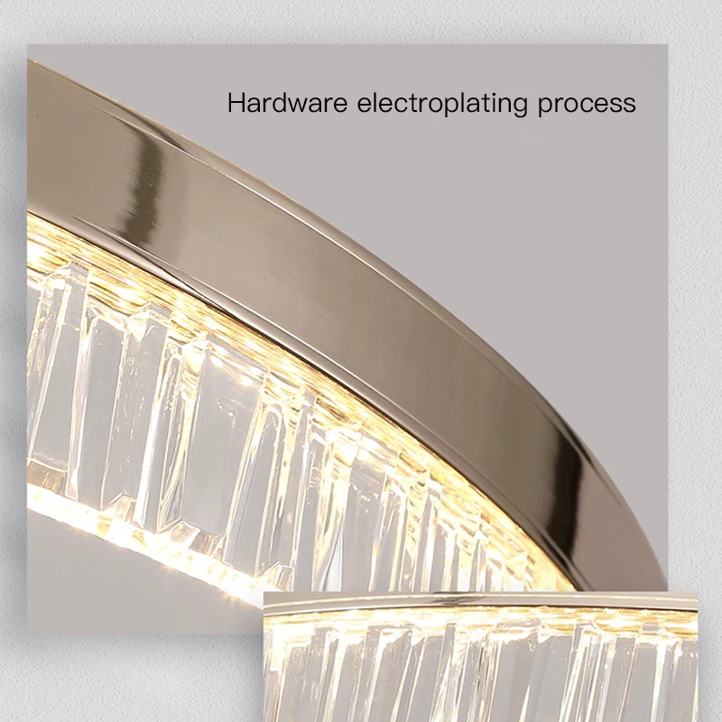 Modern Led Chandelier for Living Room Bedroom Dining Room Round Ring Design Pendant Light