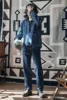 Non Stock 1930s Wabash Stripes Jacket Vintage Men's Workwear Railway Denim Coat 6