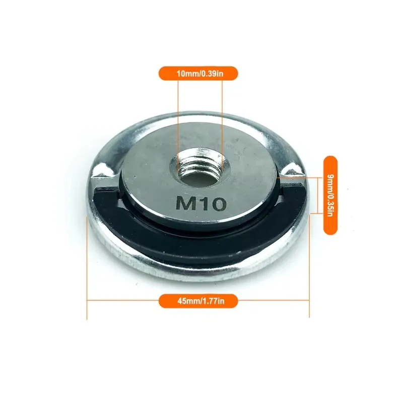 M14 Thread angle grinder self-locking pressing plate Angle Grinder Quick release Flange Nut Clamping Power Chuck Tools Parts