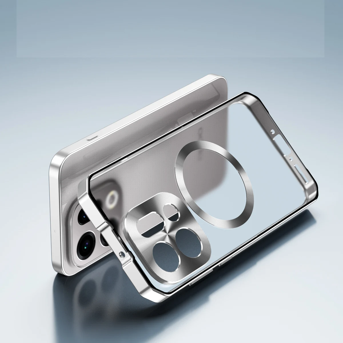 Sleek Matte Hard Shockproof Phone Case with Bumper Back Cover