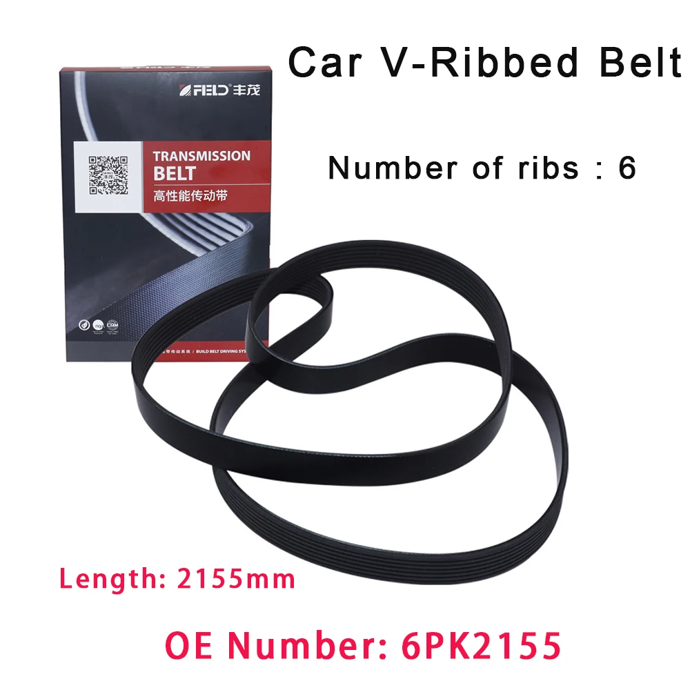 Car PK Transmission V-Ribbed Belt for MAZDA MERCEDES-BENZ C-CLASS CLK SSANGYONG SUBARU FORESTER IMPREZA VW LT 6PK2155 0119971992