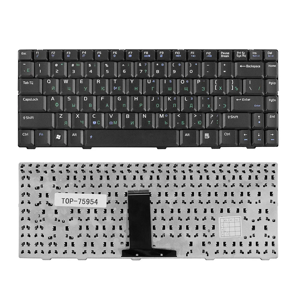 Keyboard for laptop Asus F80 F83 x82 series. Flat Enter. Black no frame. PN: v020462is1. | Компьютеры и офис