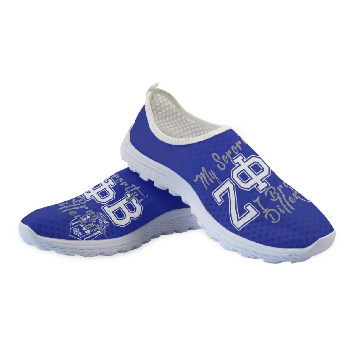 Drop Ship 1pcs Phi Beta Sigma Women's Shoes Flats Sneakers Summer Fashion Running Shoes for Student Girls Beach Walking Footwear