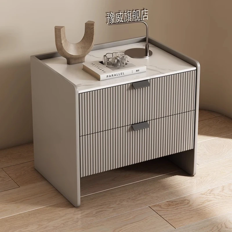 Nightstand Cheap Bedside Table Room Narrow Coffee Tables Living Auxiliary Open Cabinets Floating Sofa Side Nachttisch Bed Wood