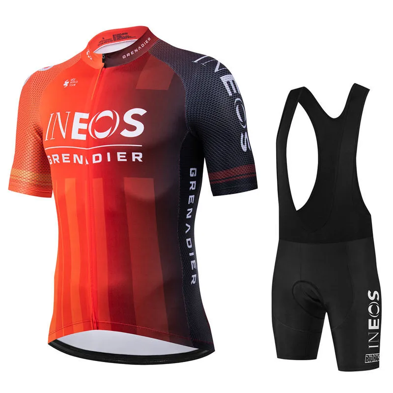 New Ineos Pro Team 2025 Cycling Jersey Set Summer Breathable Bicycle Men's MTB Bike Clothing Maillot Ropa Ciclismo Uniform Suit 6