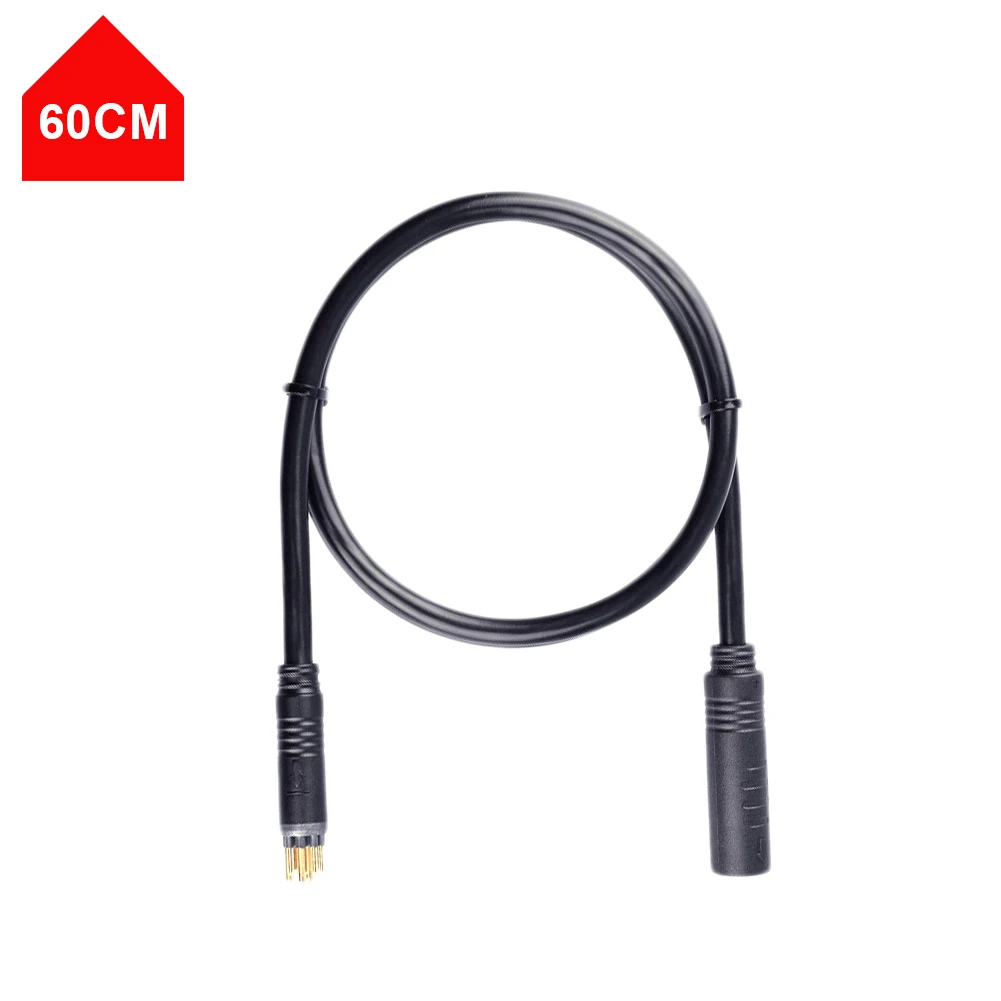

Bicycle Female To Male Connector Motor Extension Cable 60cm 9Pin EBike Motor Cables For Change Bike To E-bike Accessory
