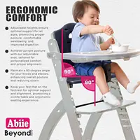 3-in-1 Convertible Wooden High Chair