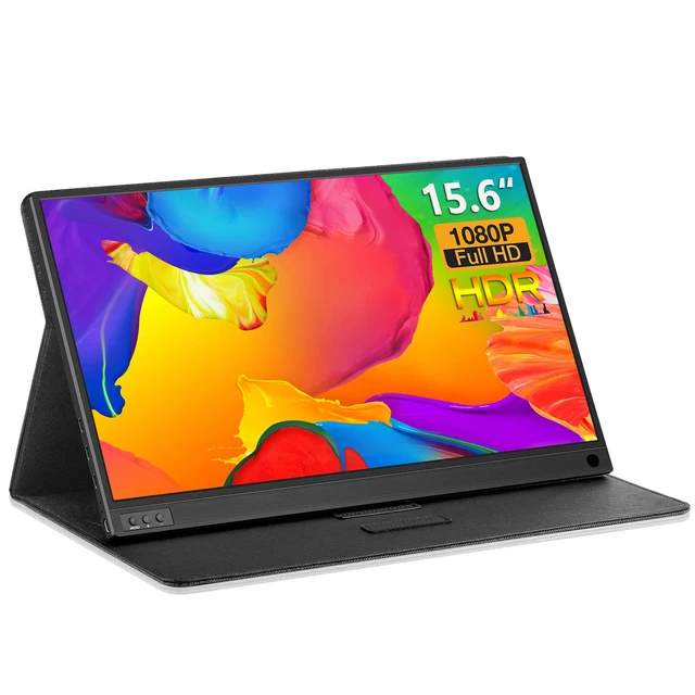 ZEUSLAP 15.6inch 1920*1080P 60Hz IPS Panel Portable Monitor for Phone, NS, Laptop, PC Second Screen, Office Extend Monitor