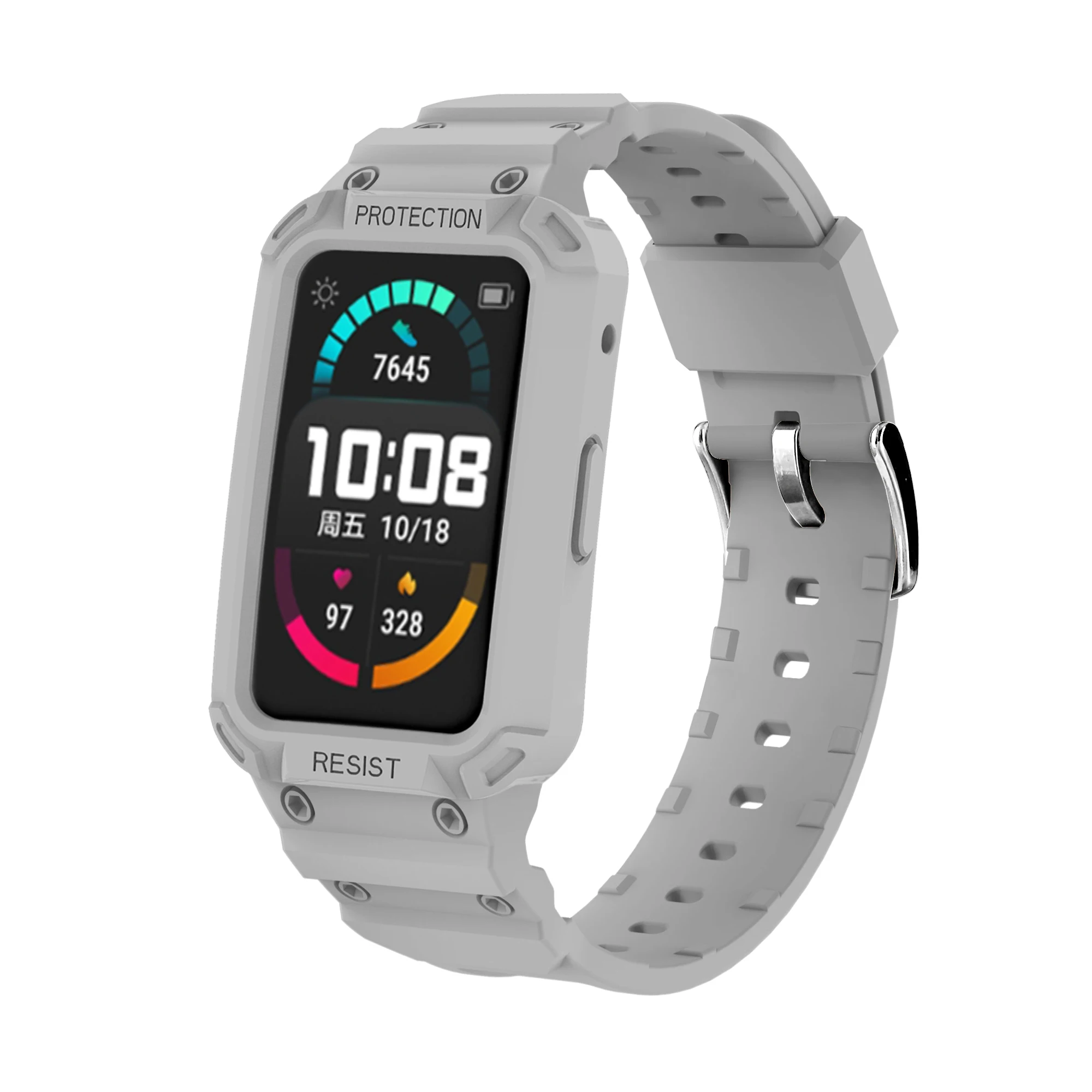 Premium TPU Edge Shell Watchband Cover Protector – Full Bumper Case for Smart Wristband Accessories