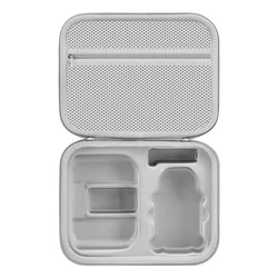 Premium PU Leather Protective Carrying Case for Drone Controllers and Accessories (Grey)