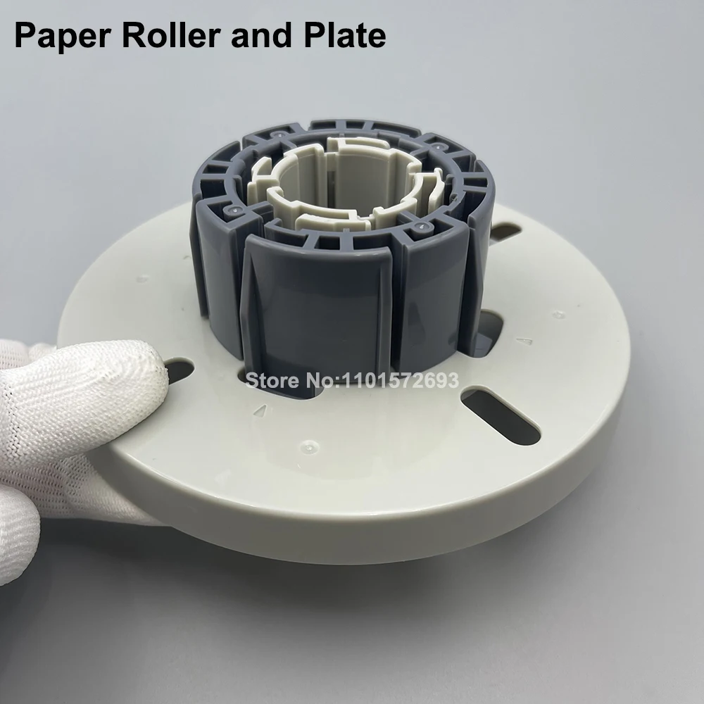 Mutoh 900C 1604 1300 1204 1618 1638 1624 프린터 블록 종이 플레이트, 미디어 용지 테이크 업 시스템, 미디어 롤러 거치대 플라스틱, 1 세트