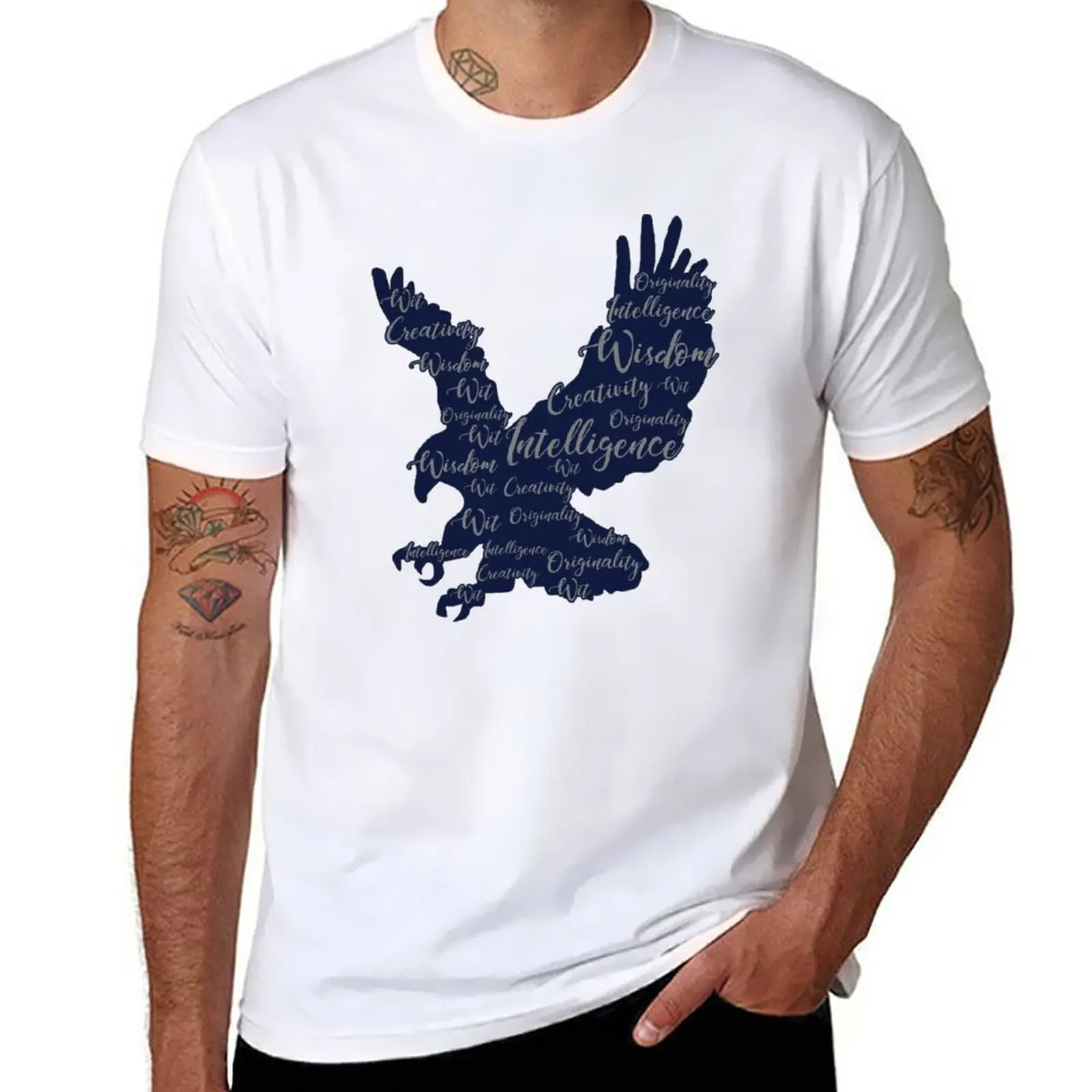 

New Wisdom, Intelligence, Creativity T-Shirt korean fashion anime big and tall t shirts for men