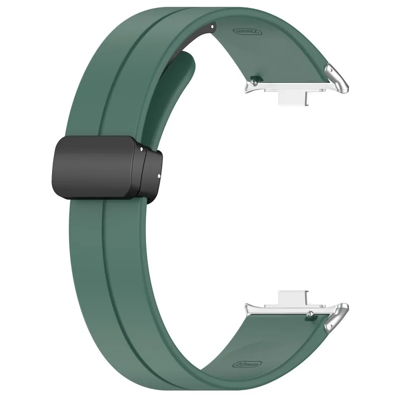 Silicone Magnetic Strap Loop Bracelet for Smartwatch Wristbands