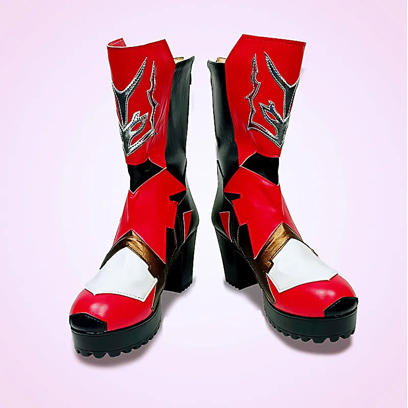 

Anime Hololive Vtuber Fulgur Ovid Cosplay Boots Shoes Halloween Aksesori Dibuat Sesuai Pesanan Unisex