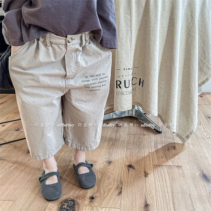 

2023 Ins Fashion Children Pants Girls Loose Cotton Pants Spring Autumn Fashion Pants #123083
