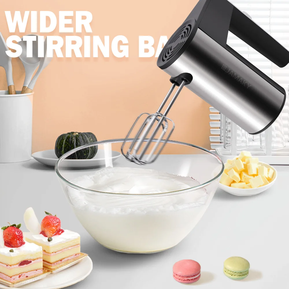Portable Food Mixer Egg Whisk Multifunctional Electric Food Processor Kitchen Automatic Cream Cake Baking Dough Mixer